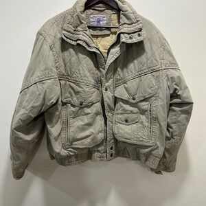 Vintage Manhattan brand insulated bomber jacket